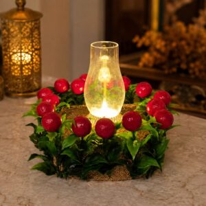 cherry glow centerpiece lamp décor